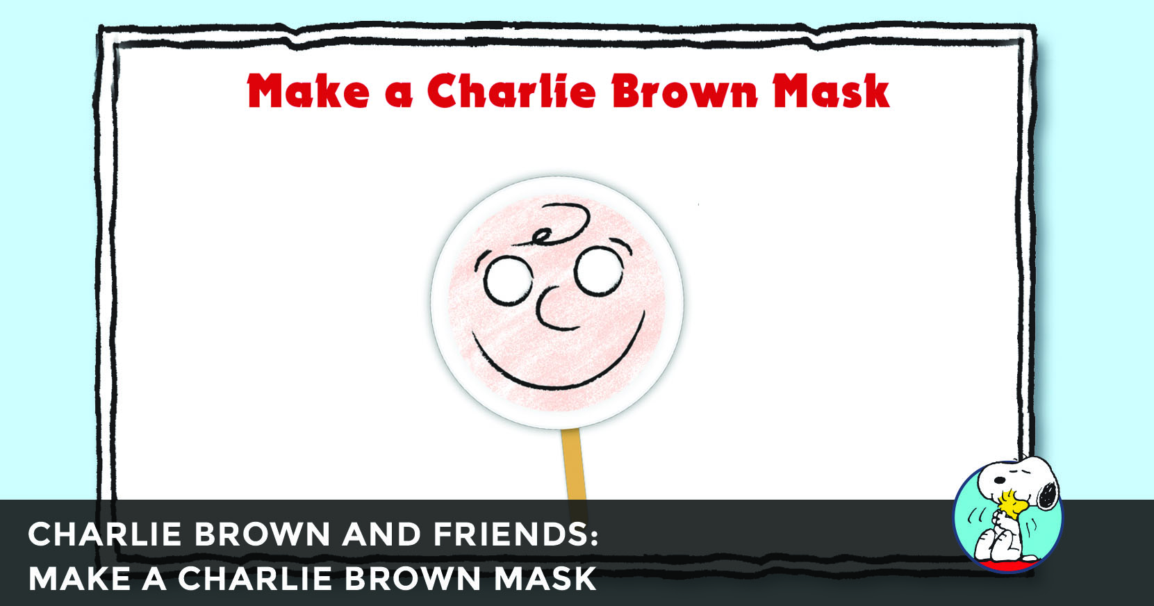 Charlie Brown Mask Activity