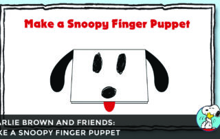 Snoopy Finger Puppet Guide