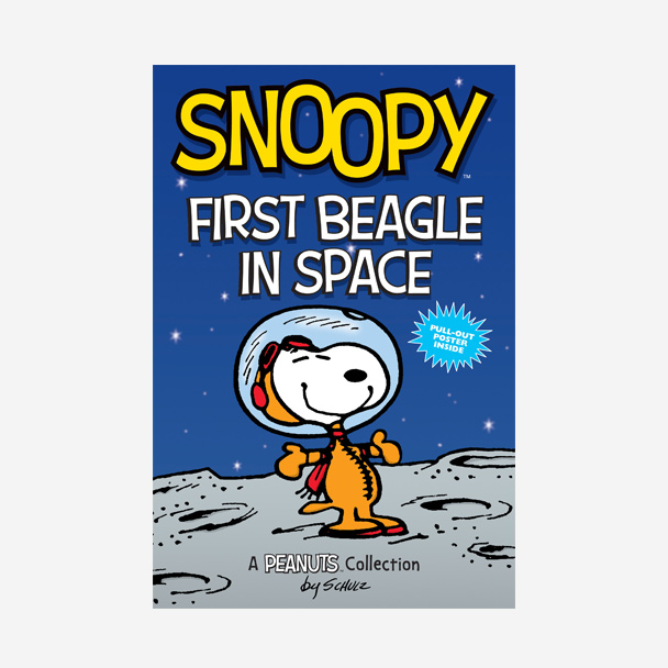 Snoopy: First Beagle in Space (PEANUTS AMP Series Book 14) cover